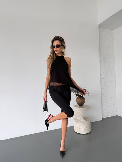 Top "Armani" black