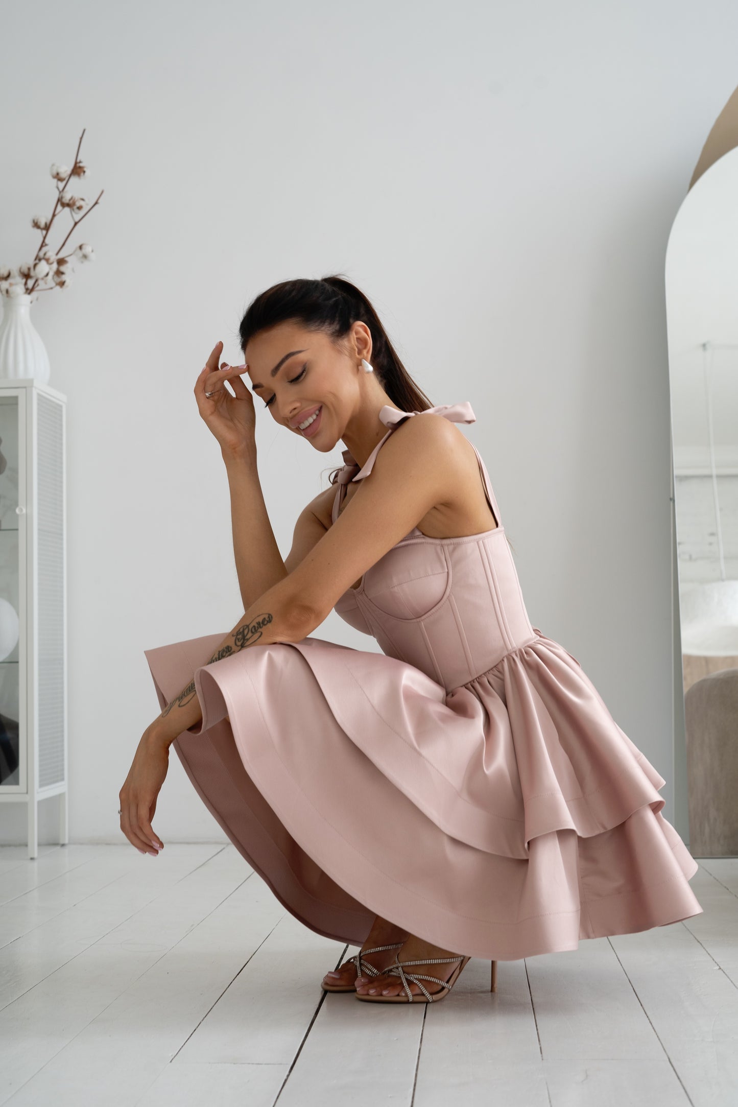 Dress "Jolie pale rose"