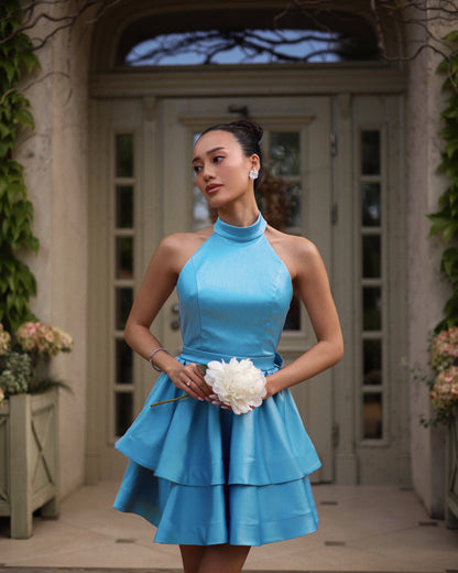 Suknelė „Elegancija“ mėlyna
