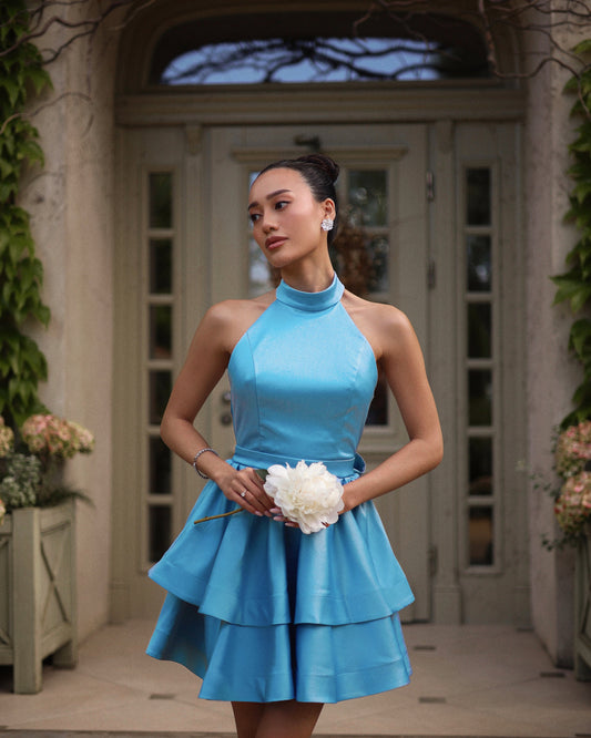 Suknelė „Elegancija“ mėlyna
