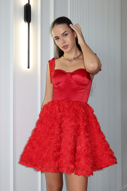 Suknelė "Rose" raudona