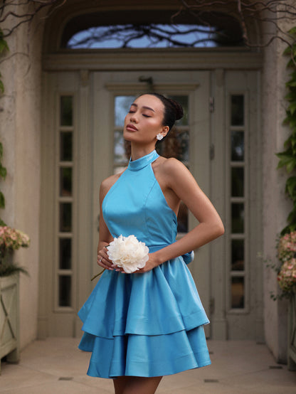 Suknelė „Elegancija“ mėlyna