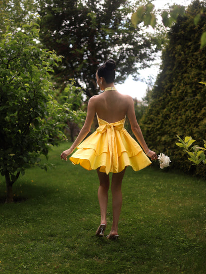 Suknelė „Elegancija“ geltona