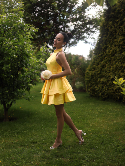 Suknelė „Elegancija“ geltona