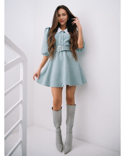 Dress "Charlotte" turquoise