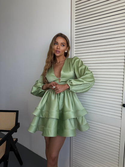Dress "Olimp" sage green