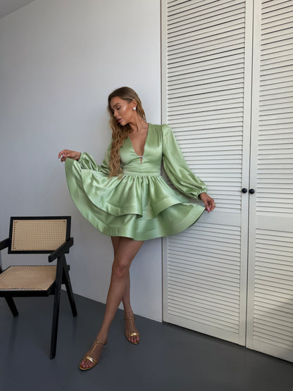 Dress "Olimp" sage green