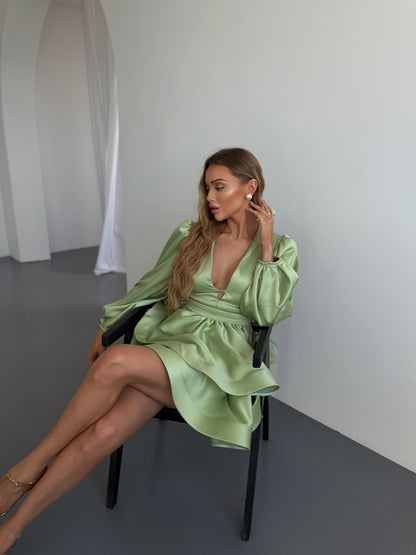 Dress "Olimp" sage green