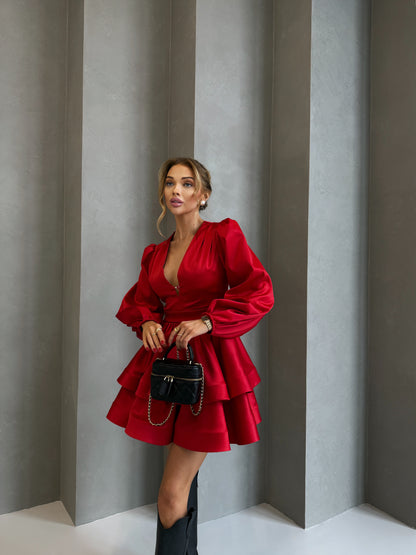 Dress "Olimp" bright red