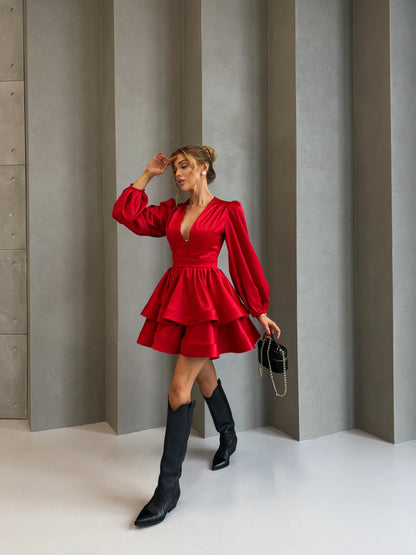 Dress "Olimp" bright red