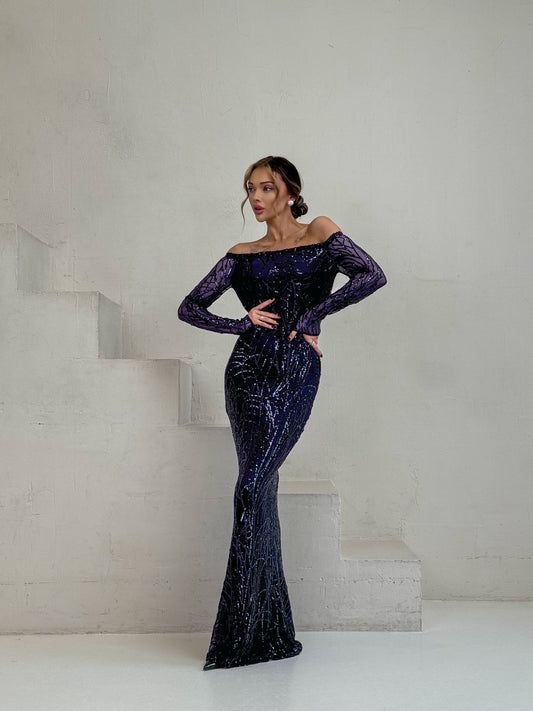Suknelė "Mirelle dark blue"