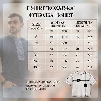 T-shirt "Kozatska" violet