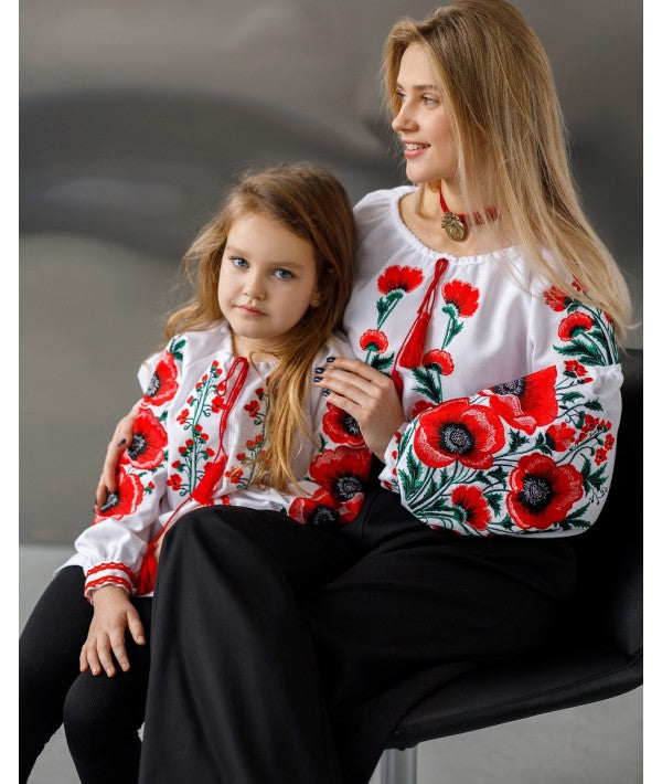 Vyshyvanka "Maky" for girls