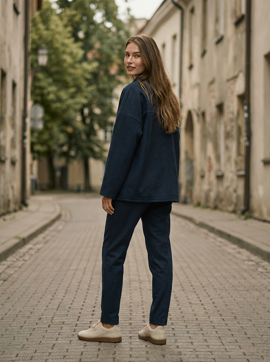 Suit «Samanta» dark blue
