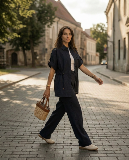 Kostiumas „Rich“ tamsiai mėlynas