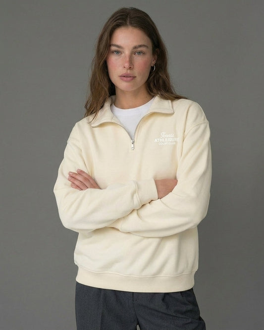 Sweatshirt „Zip yellow“
