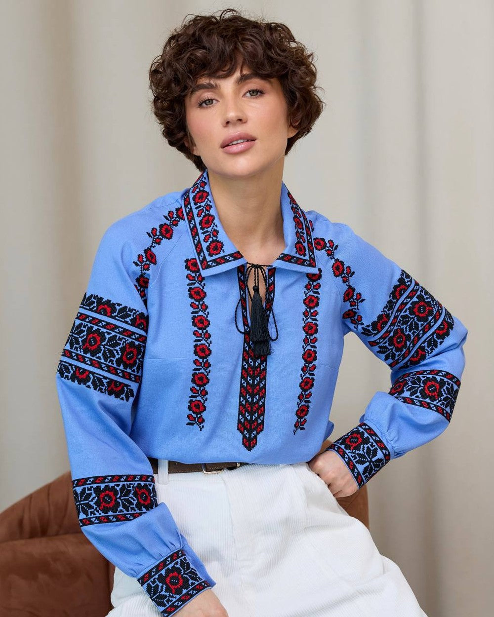 Vyšnyvanka “Zernia” mėlyna