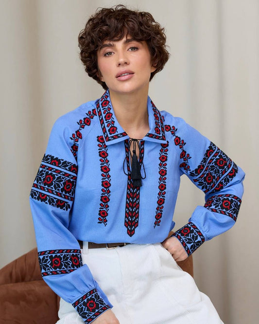Vyšnyvanka “Zernia” mėlyna