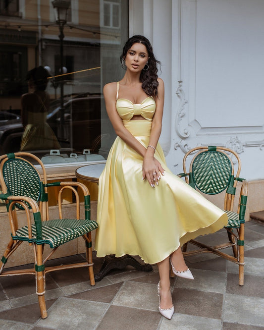 Dress "Estelle" yellow