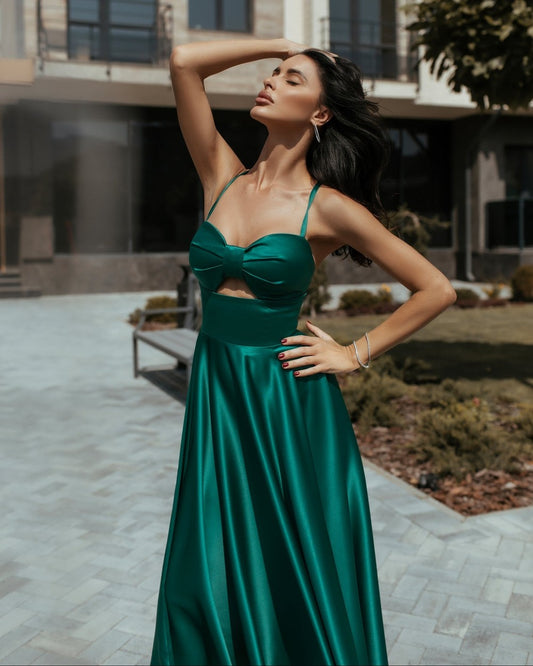 Dress "Estelle" emerald