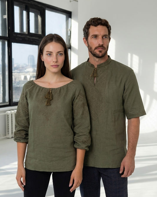 Šeimos rinkinys „Olive Minimal“