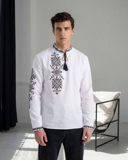 Vyshyvanka "Talisman" white