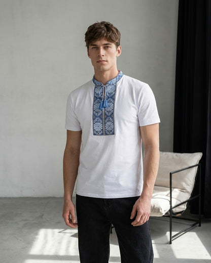 T-Shirt „Hutsulska“ blau
