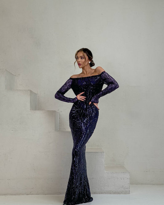 Dress "Mirelle dark blue"