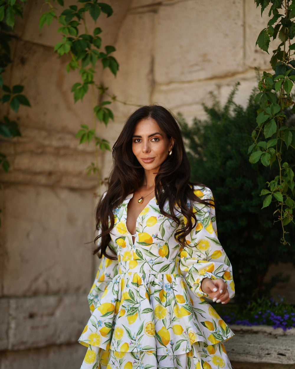 Kleid „Olimp“ Zitrone