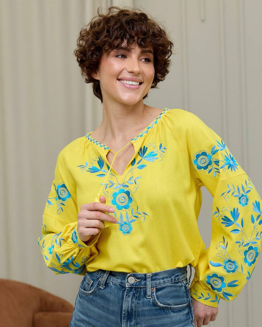 Vyshyvanka "Runa" yellow