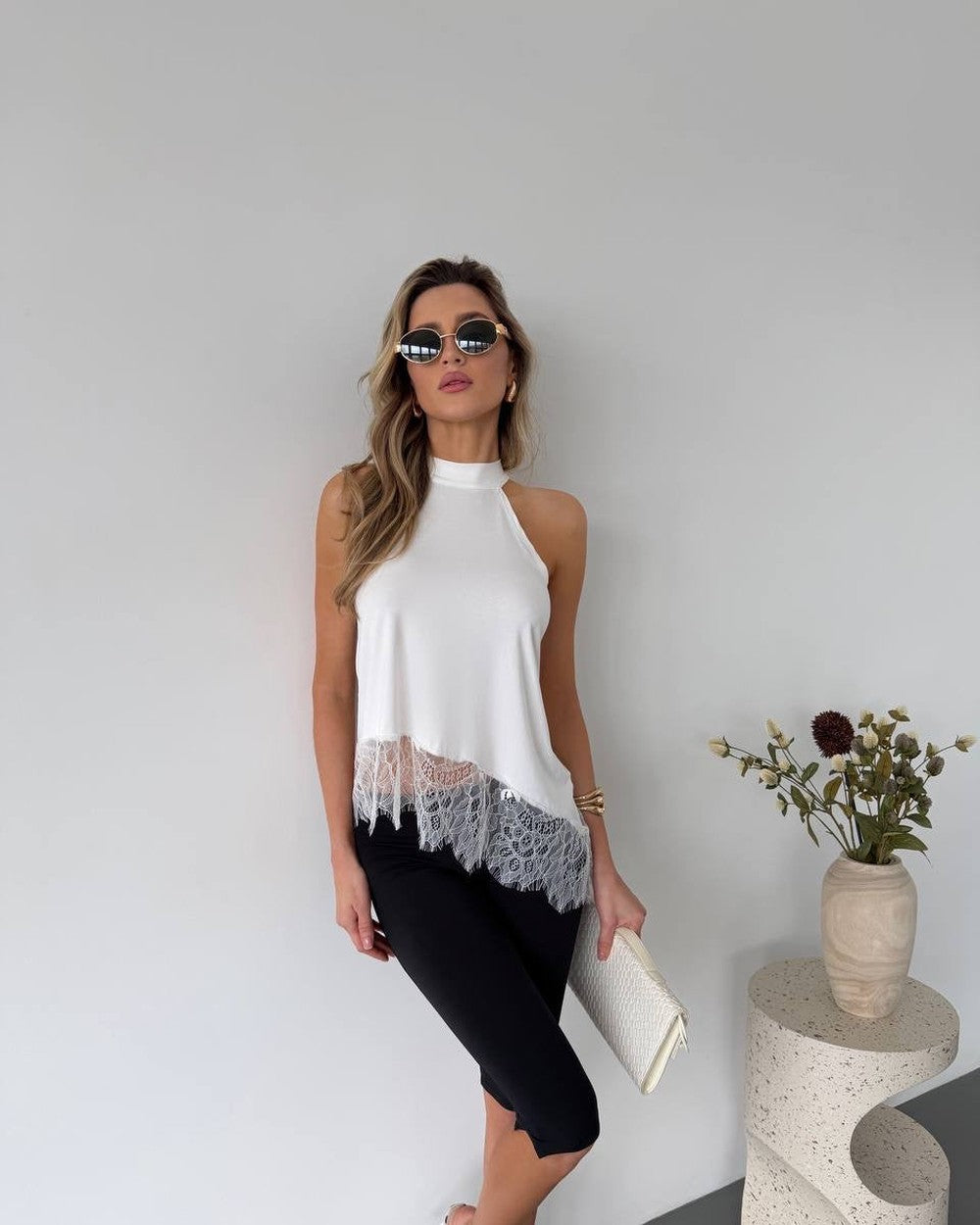 Top „Armani“ weiß