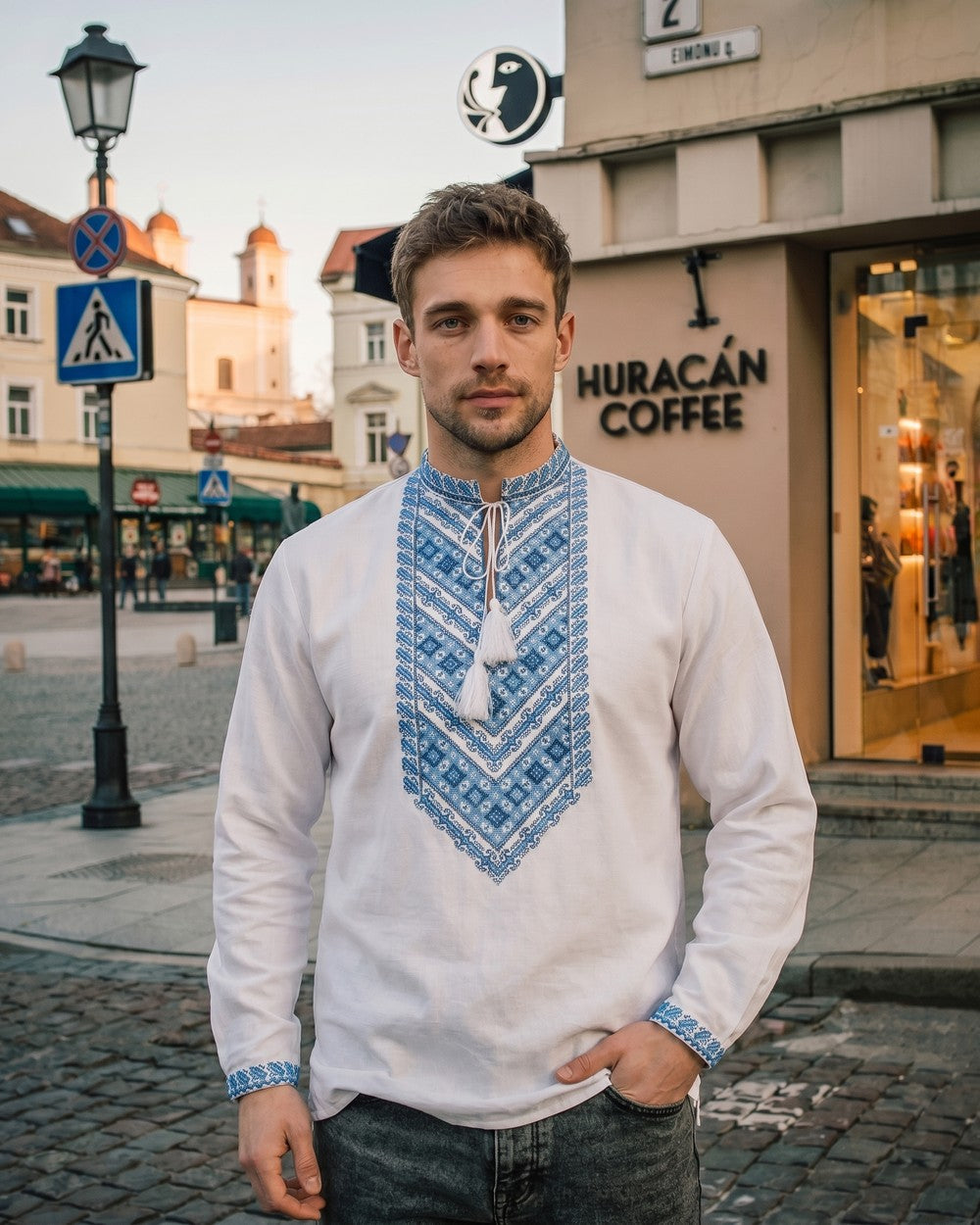 Vyshyvanka “Mykola” blue