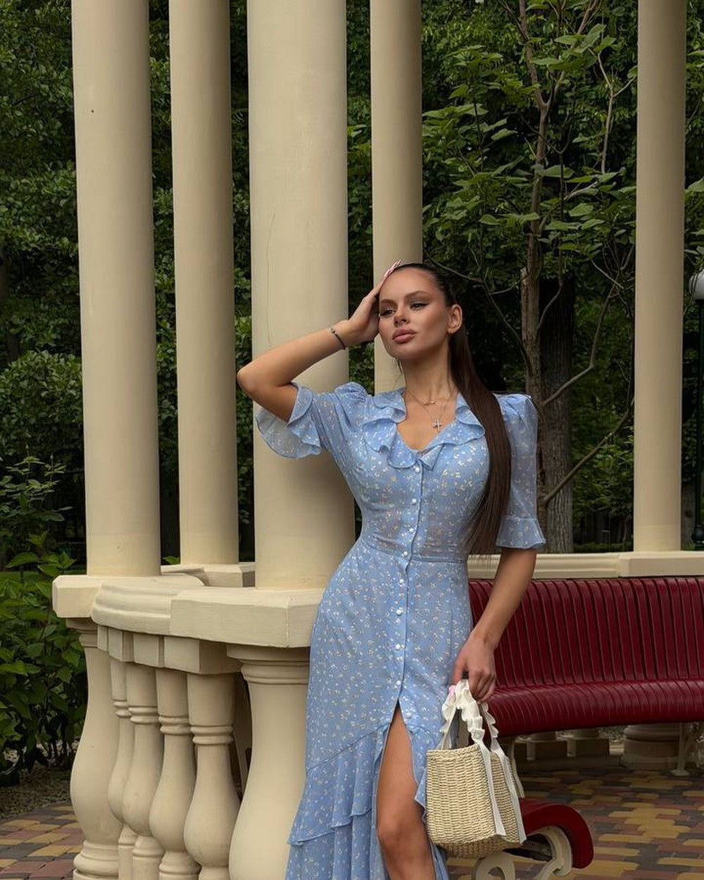 Kleid „Lorena“ blau