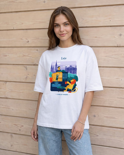 T-Shirt "Lviv" white