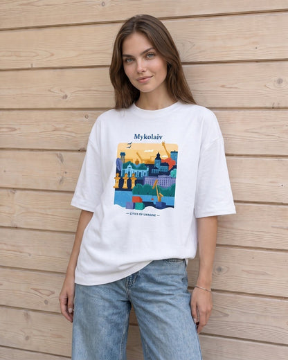 Marškinėliai "Mykolaiv" balta