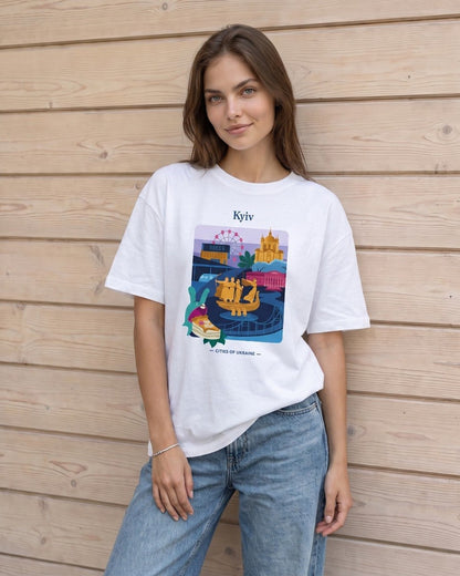 T-Shirt "Kyiv" white