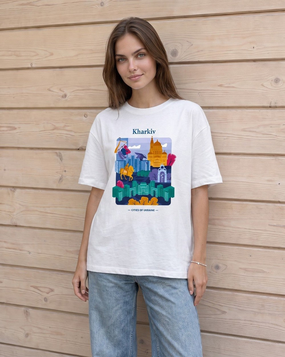 T-Shirt "Kharkiv" white