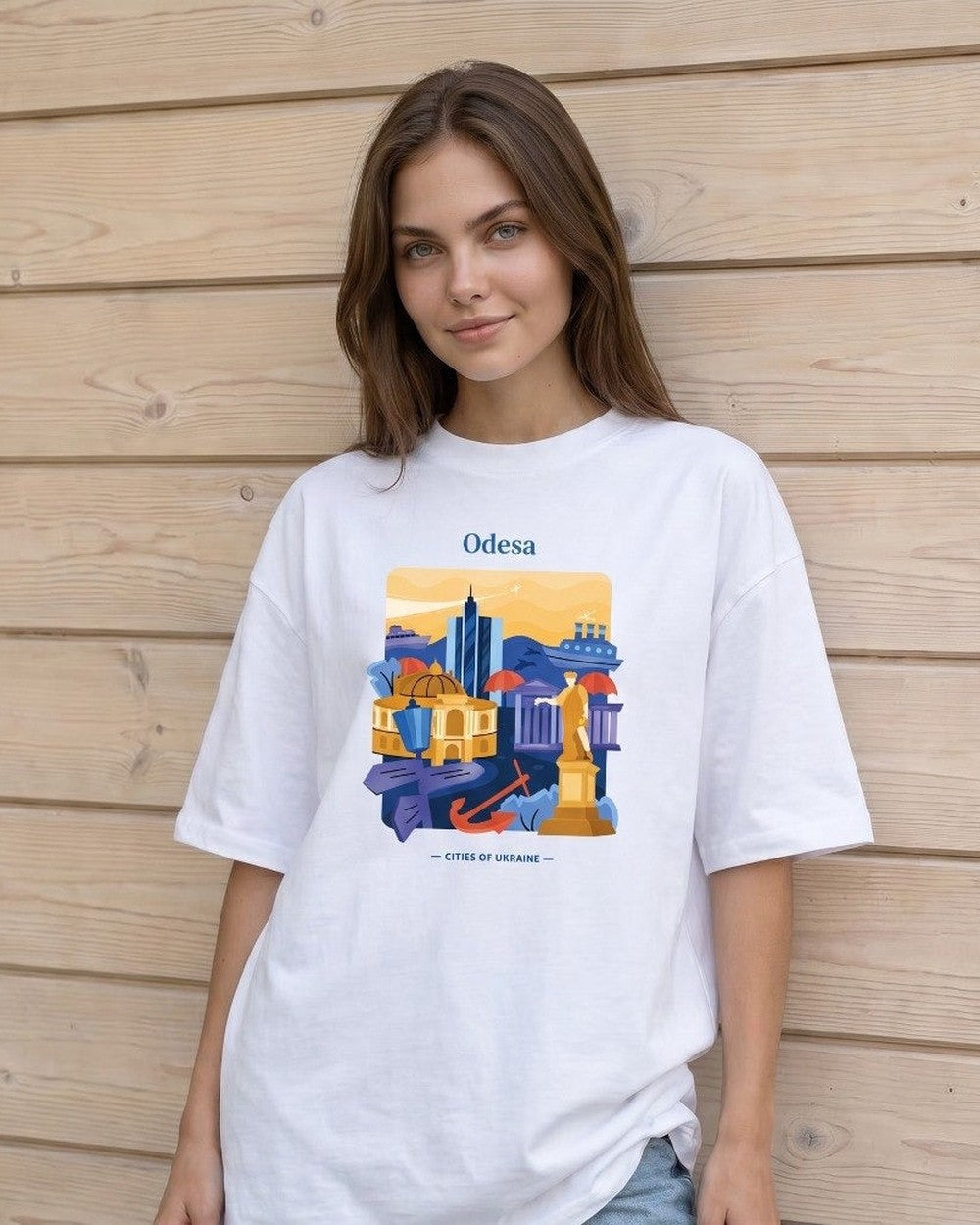 T-Shirt "Odessa" white