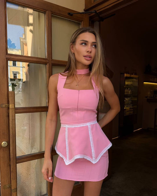 Dress "Rosette" pink