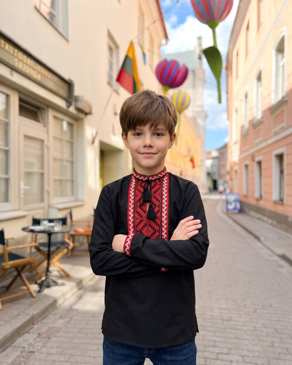 Vyshyvanka "Taras" black