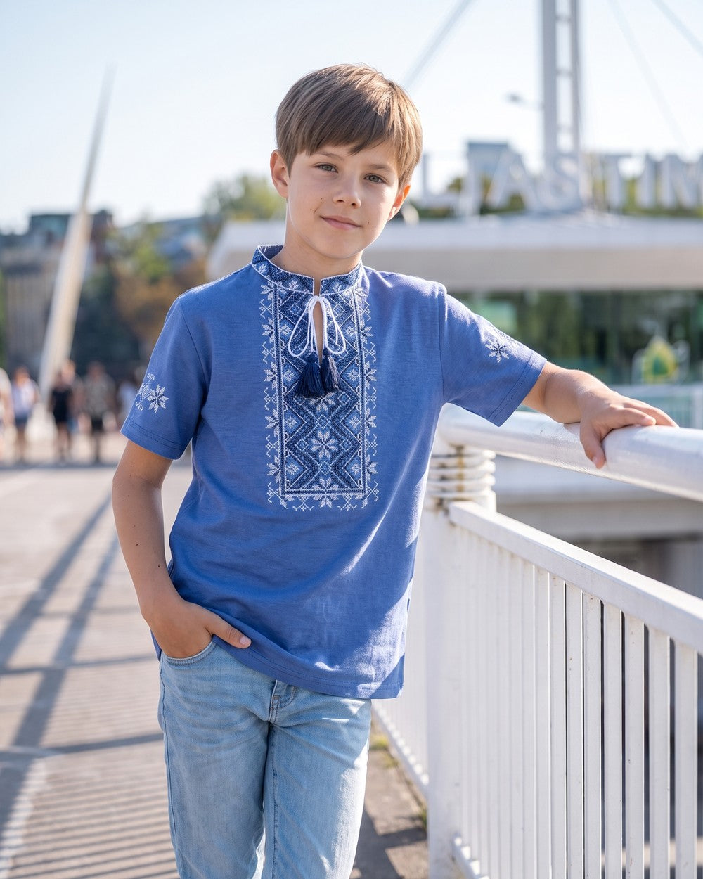T-Shirt "Yaroslav" blue
