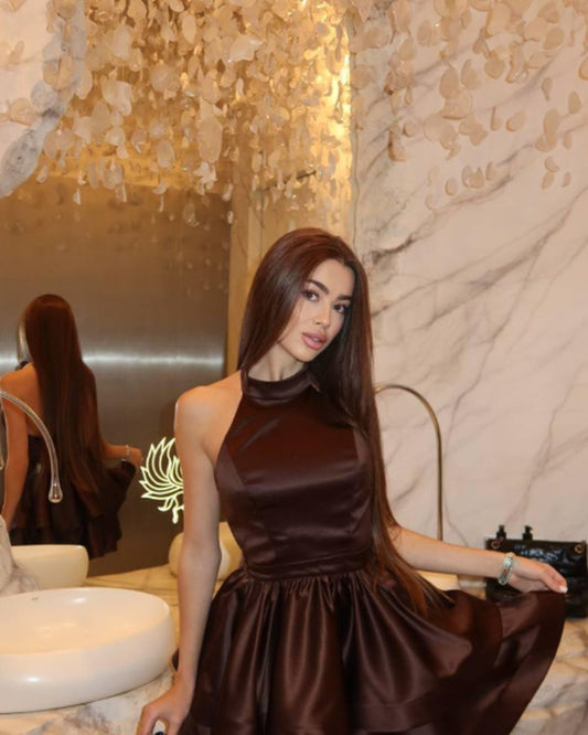 Dress "Elegance" browm