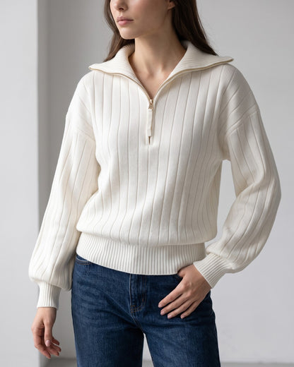 Sweatshirt "Chloe" white