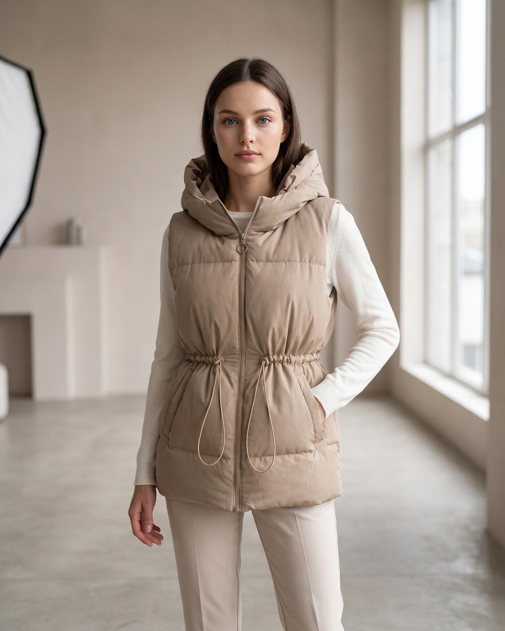 Vest "Isla" beige