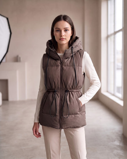 Vest "Isla" chocolate