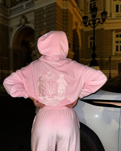 Sport Suit "Gerb Velour" pink