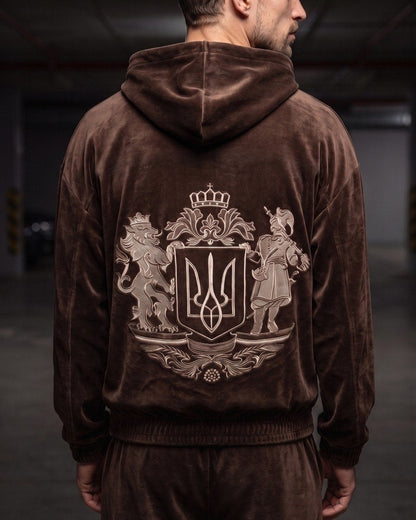 Sport Suit "Gerb Velour" Chocolate Men
