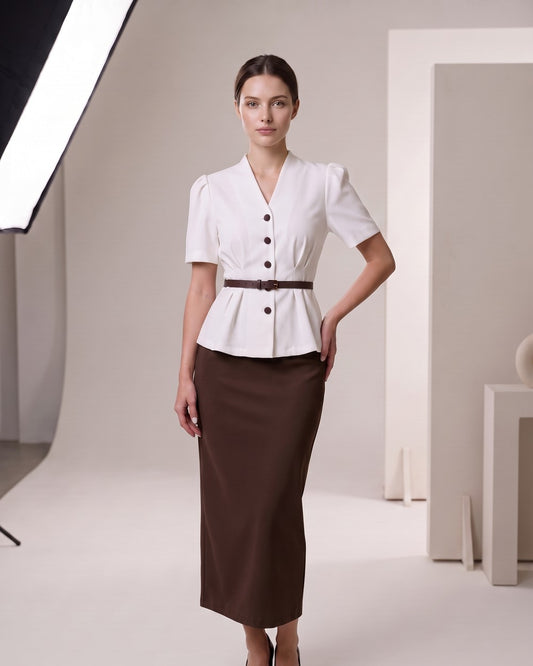 Suit "Jacklin" chocolate