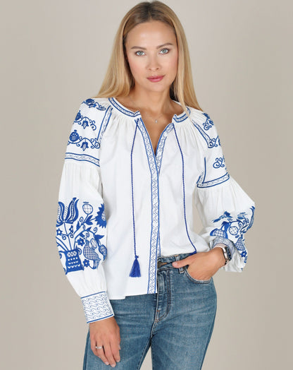 Vyshyvanka "Blue Motyv"