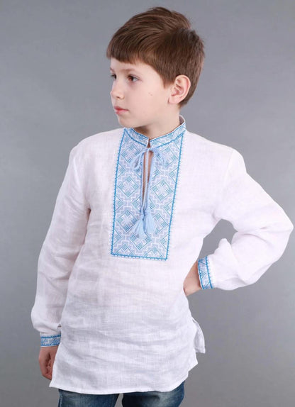 Vyshyvanka "Mykolka" blue